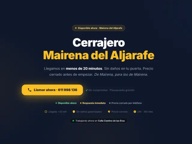 Captura web Cerrajero Mairena del Aljarafe