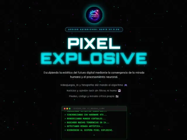Captura web Pixel Explosive